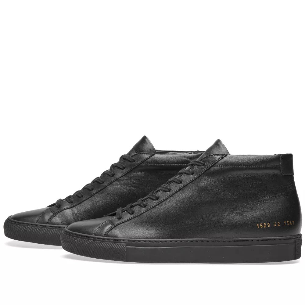 Common Projects Original Achilles Mid Black
