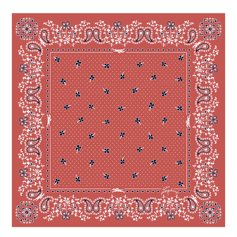Longchamp Accessories French Bandana Silk scarf 50