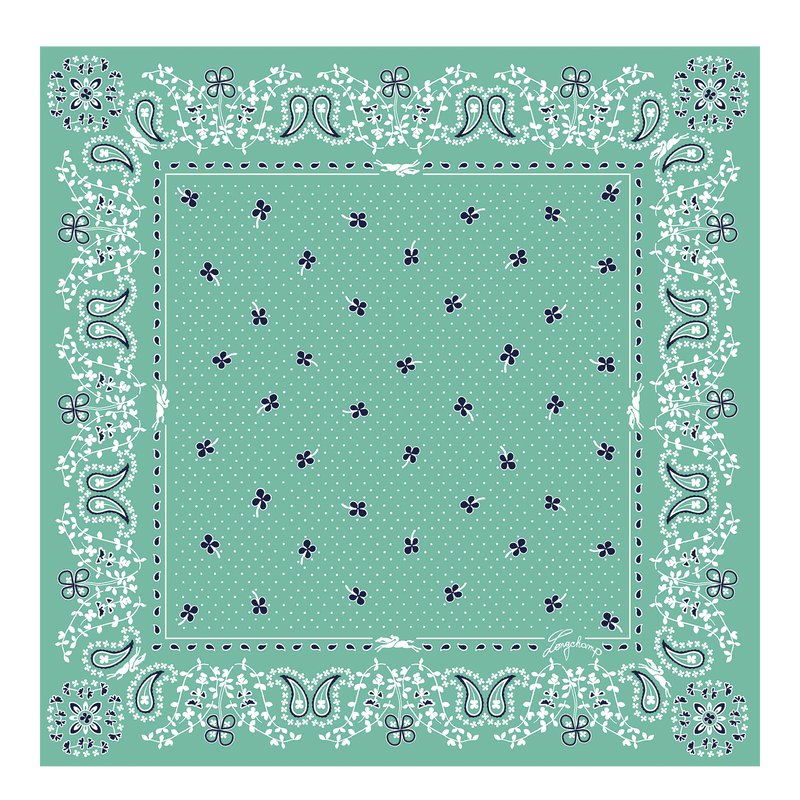 Longchamp Accessories French Bandana Silk scarf 50