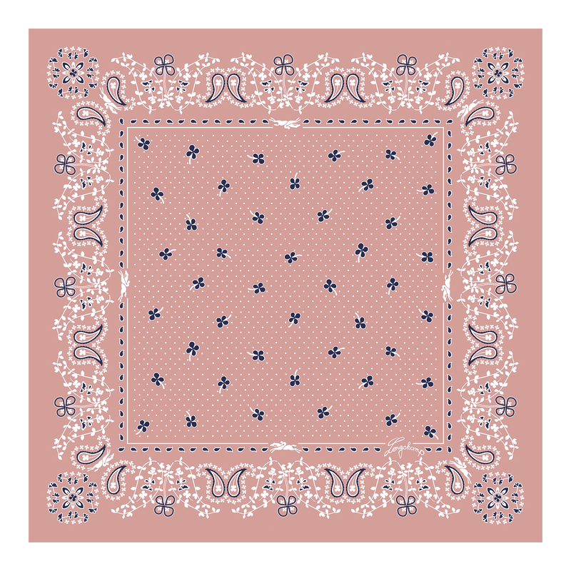 Longchamp Accessories French Bandana Silk scarf 50