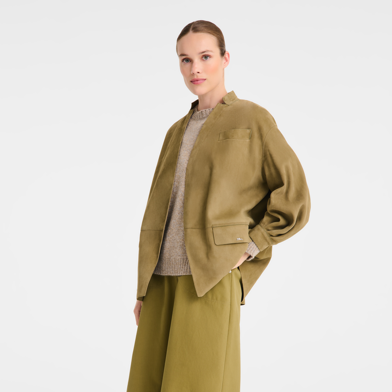 Longchamp Ready-to-wear Leather kimono jacket