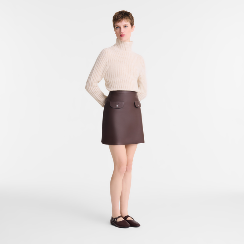 Longchamp Ready-to-wear Leather skirt
