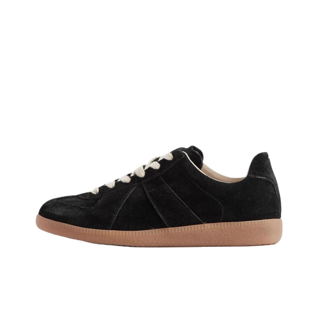 Maison Margiela Men's Black Suede Sneakers