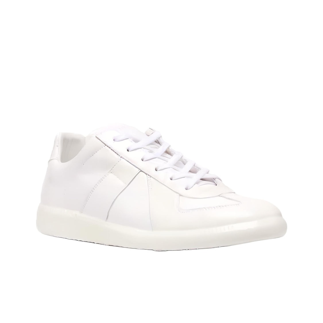Maison Margiela Men's White Leather Sneakers
