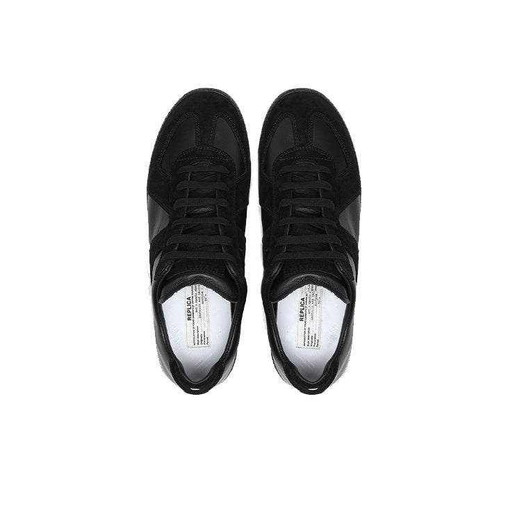 Maison Margiela Men's Black Leather Sneakers