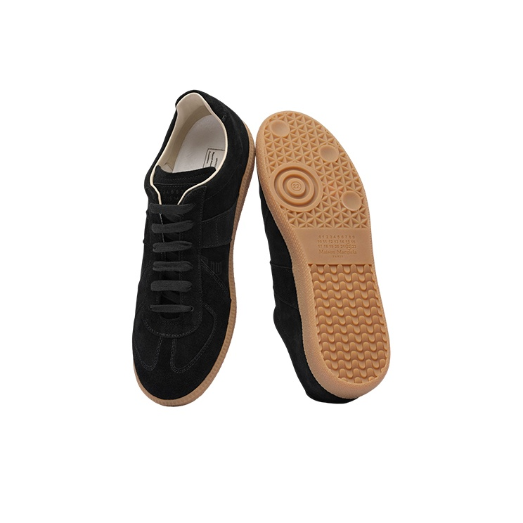 Maison Margiela Men's Black Suede Sneakers