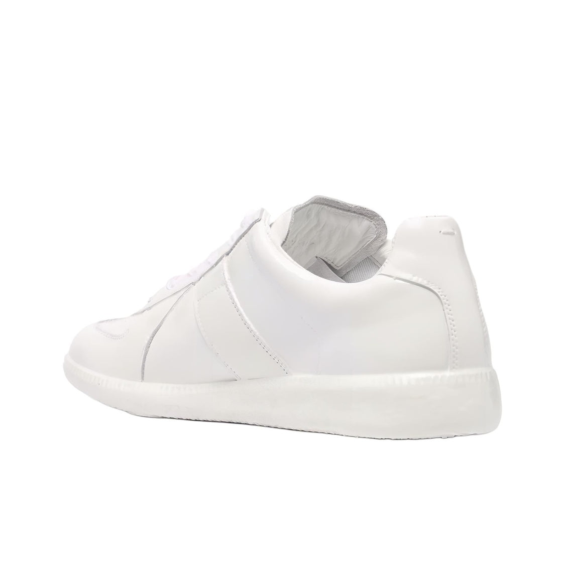 Maison Margiela Men's White Leather Sneakers