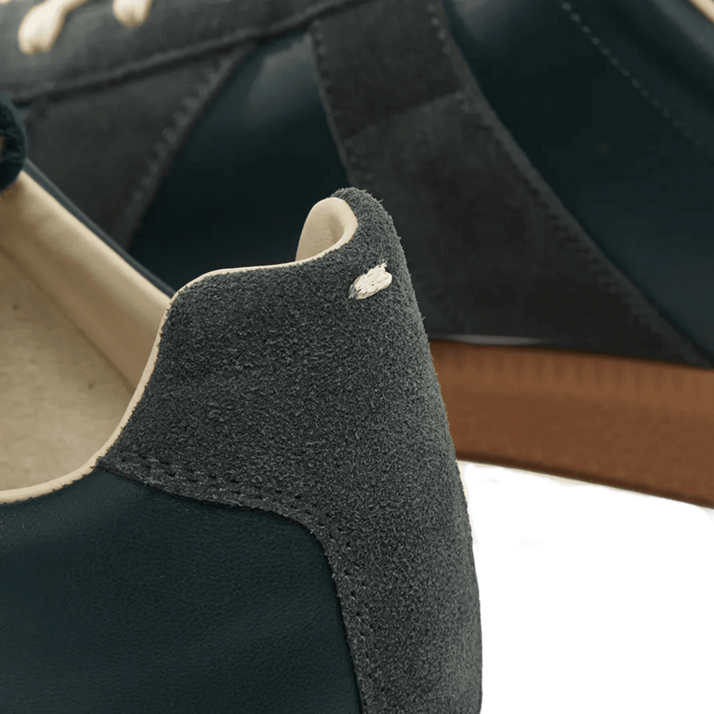 Maison Margiela Men's Deep Forest Leather & Suede Sneakers