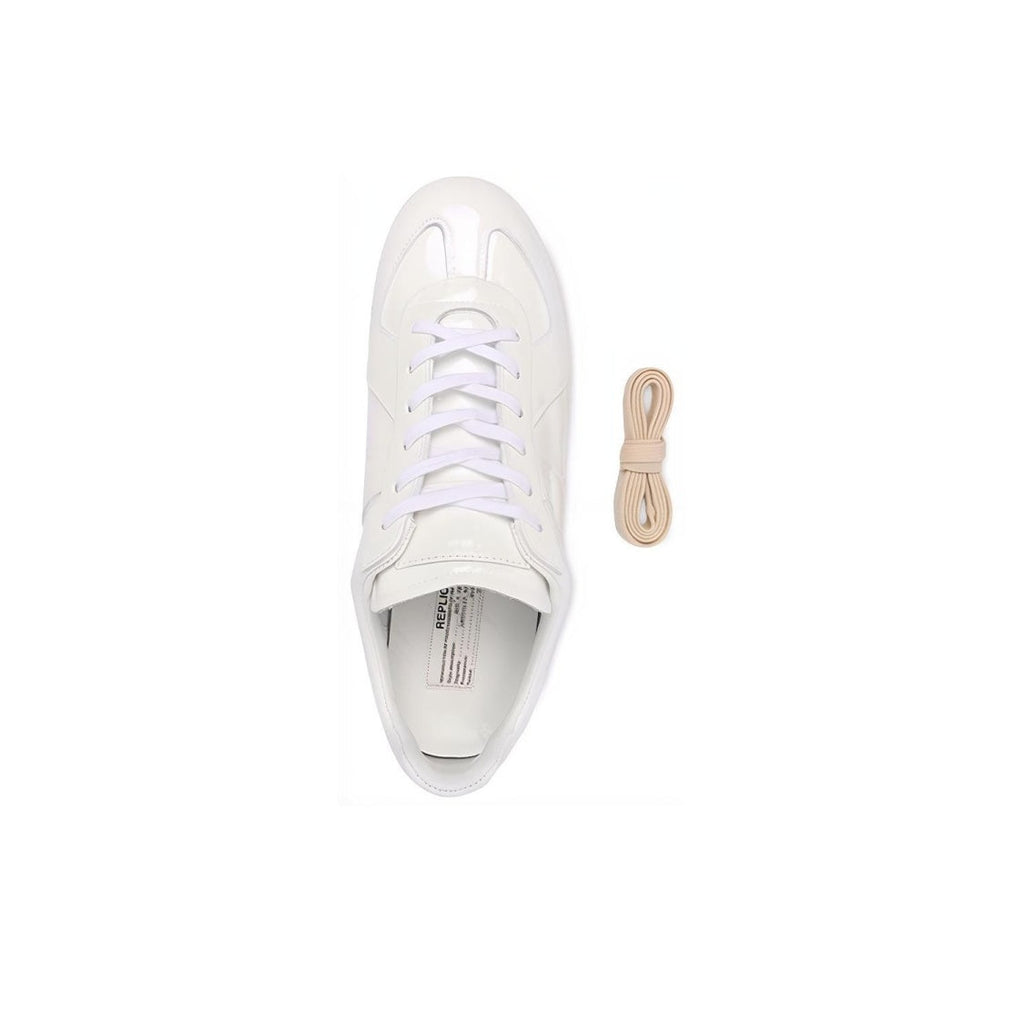 Maison Margiela Men's White Leather Sneakers